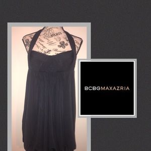 BCBGMAXAZRIA Women's Tenya Racerback Dress - Lace Cocktail Dress With Side Slit & Mesh Back